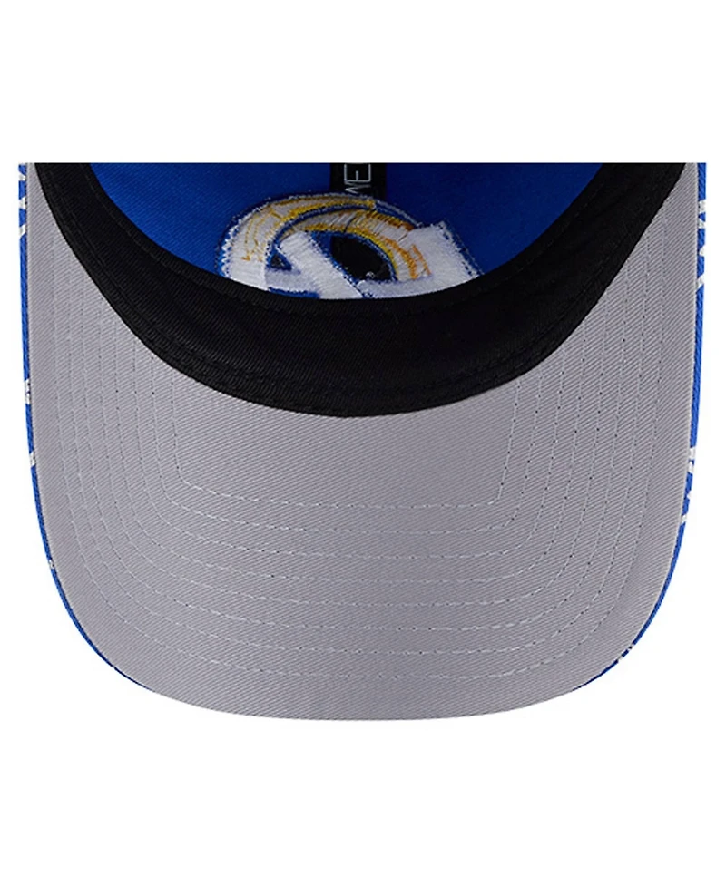 New Era Women's Royal Los Angeles Rams Ribbon 9TWENTY Adjustable Hat
