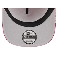 New Era Men's Red Kansas City Chiefs Palm Print A-Frame 9FIFTY Snapback Hat