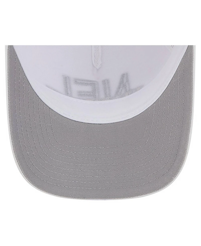 New Era Men's White Pittsburgh Steelers Nfl 9FORTY A-Frame M-Crown Adjustable Trucker Hat