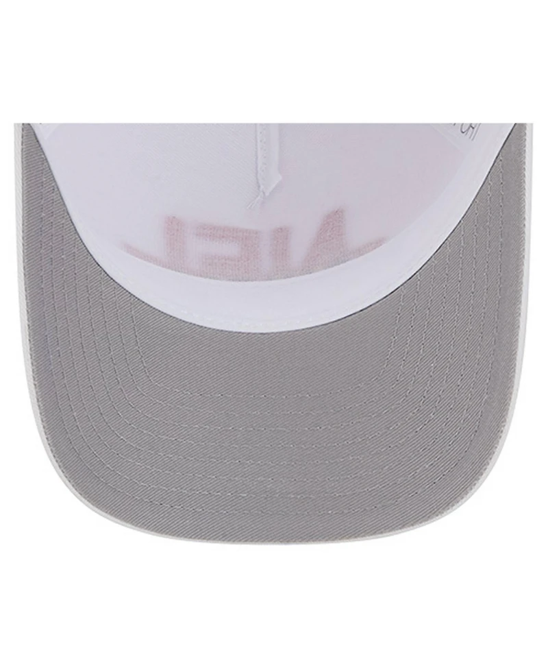 New Era Men's White Kansas City Chiefs Nfl 9FORTY A-Frame M-Crown Adjustable Trucker Hat