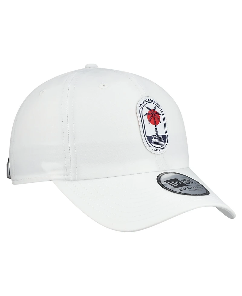 New Era Men's White Atlanta Braves 2026 Spring Training Fan Pack Icon Casual Classic Adjustable Hat