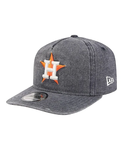 New Era Men's Navy Heather Houston Astros Denim Classic 19TWENTY Adjustable Hat