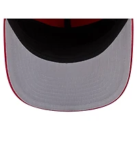 New Era Men's Red Los Angeles Angels Stacked 19TWENTY Adjustable Hat