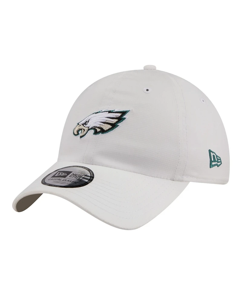 New Era Men's White Philadelphia Eagles Ripstop Casual Classic Adjustable Hat