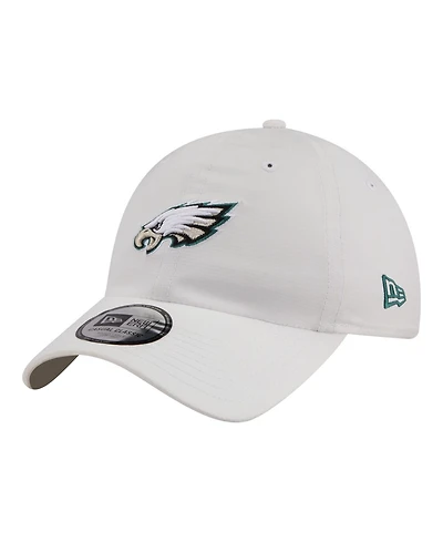 New Era Men's White Philadelphia Eagles Ripstop Casual Classic Adjustable Hat