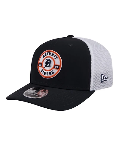 New Era Men's Navy Detroit Tigers Active 9SEVENTY Adjustable Trucker Hat