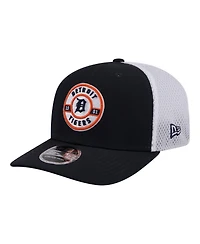 New Era Men's Navy Detroit Tigers Active 9SEVENTY Adjustable Trucker Hat
