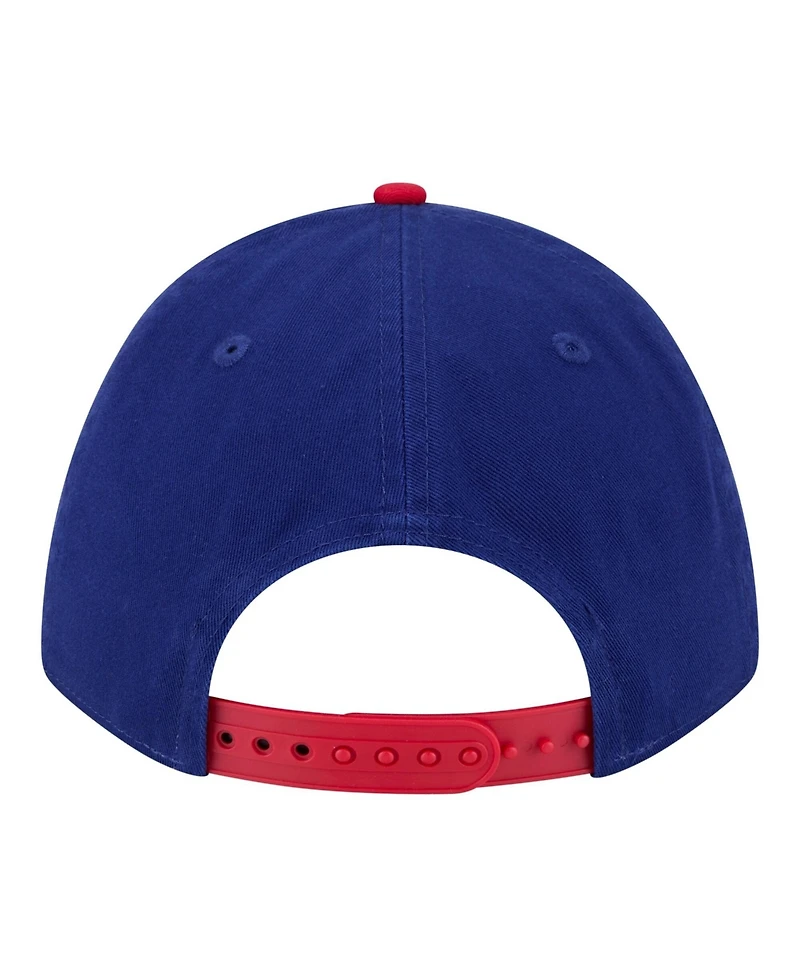 New Era Men's Royal/Red Philadelphia Phillies Team Loyal 9FORTY M-Crown Adjustable Hat