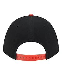 New Era Men's Black/Orange Baltimore Orioles Team Loyal 9FORTY M-Crown Adjustable Hat