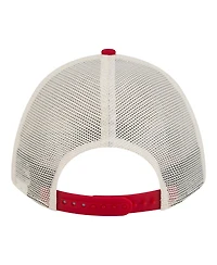 New Era Women's Light Beige/Red Philadelphia Phillies Retro 9FORTY M-Crown A-Frame Trucker Adjustable Hat
