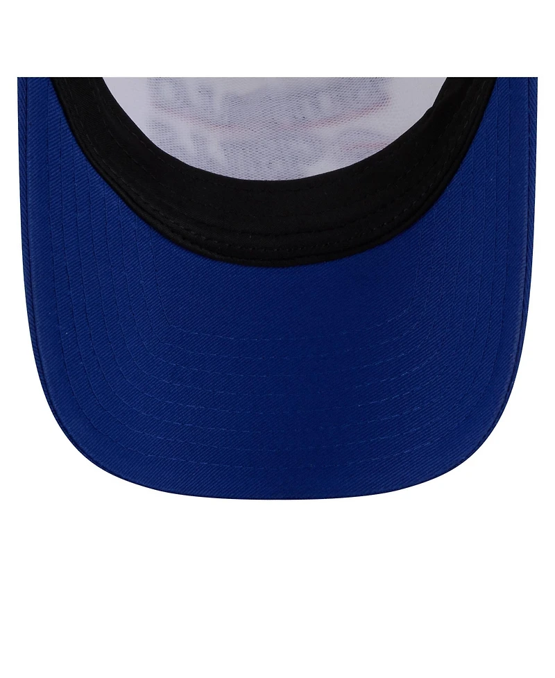 New Era Women's Cream/Royal Buffalo Bills Retro A-Frame 9FORTY Adjustable Hat