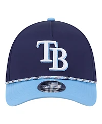 New Era Men's Navy/Light Blue Tampa Bay Rays Rope M-Crown A-Frame 39THIRTY Flex Hat