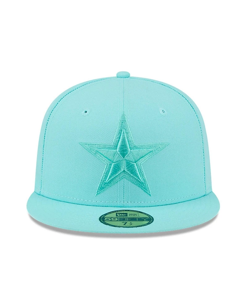 New Era Men's Light Blue Dallas Cowboys Color Pack 59FIFTY Fitted Hat