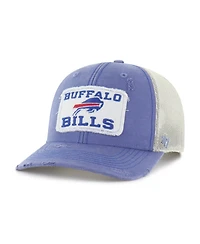 '47 Brand Men's Blue Buffalo Bills Egremont Well-Worn Adjustable Trucker Hat