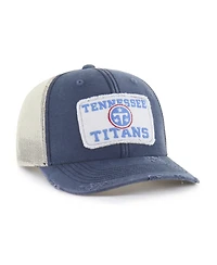 '47 Brand Men's Navy Tennessee Titans Egremont Well-Worn Adjustable Trucker Hat
