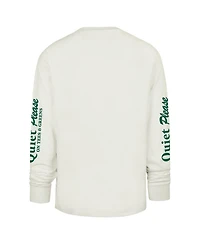 '47 Brand Men's Cream Atlanta Braves Quiet Please Foundation Long Sleeve T-Shirt