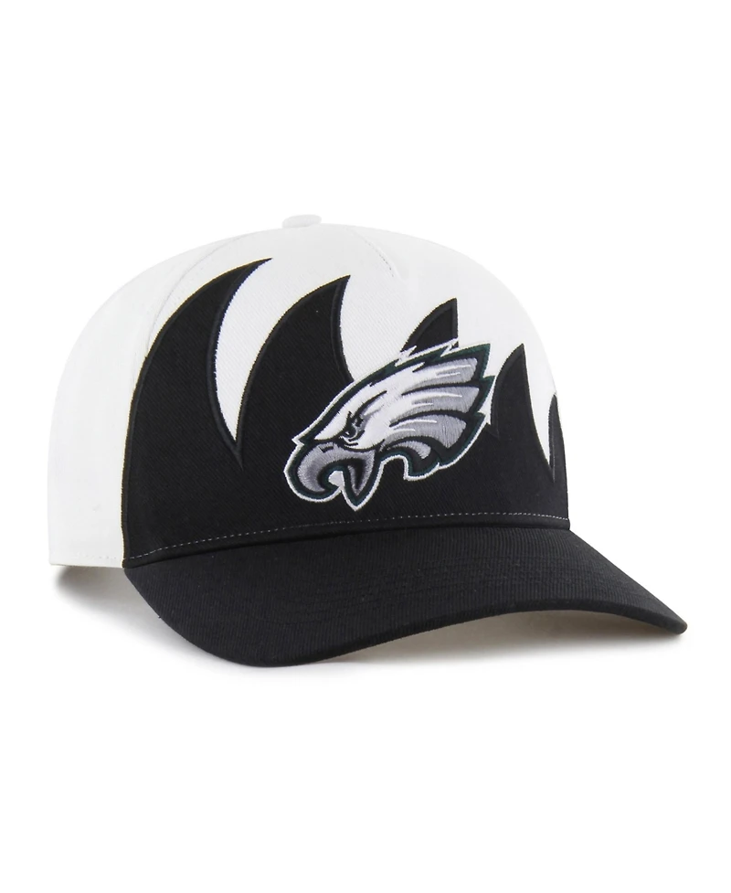 47 Brand Men's White Philadelphia Eagles Jagged Hitch Adjustable Hat