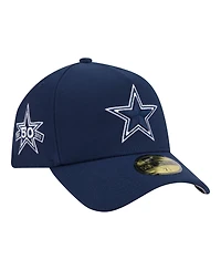 New Era Men's Navy Dallas Cowboys A-Frame 59FORTY Fitted Hat