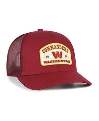 47 Brand Men's Burgundy Washington Commanders Roadway Adjustable Trucker Hat