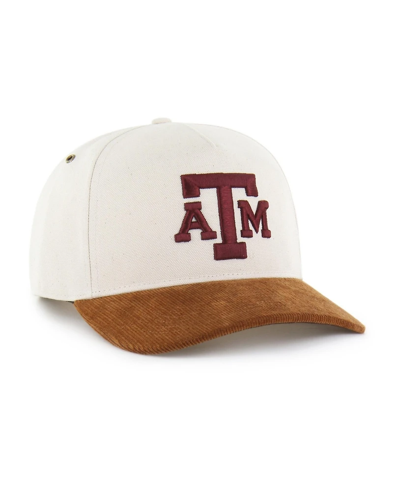Carhartt x '47 Brand Men's Natural/Brown Texas A M Aggies Undyed Relaxed Hitch Adjustable Hat