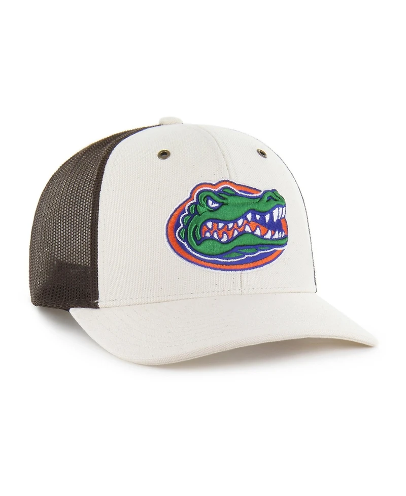 Carhartt x '47 Brand Men's Natural/Brown Florida Gators Undyed Trucker Adjustable Hat