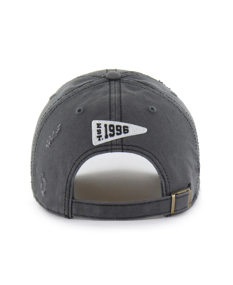 '47 Brand Men's Charcoal Baltimore Ravens Seymoore Clean Up Adjustable Hat