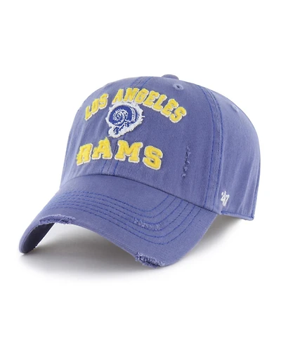 '47 Brand Men's Royal Los Angeles Rams Seymoore Clean Up Adjustable Hat