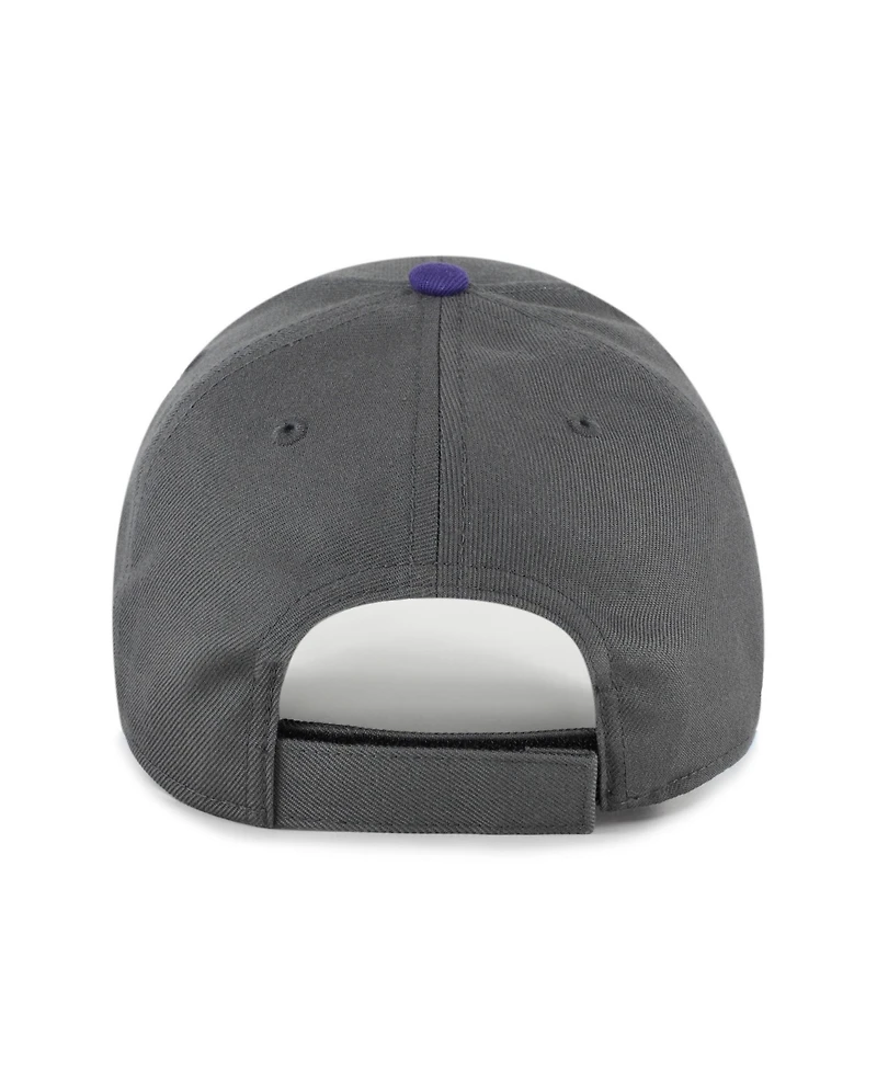 '47 Brand Men's Charcoal Baltimore Ravens Split Block Mvp Adjustable Hat