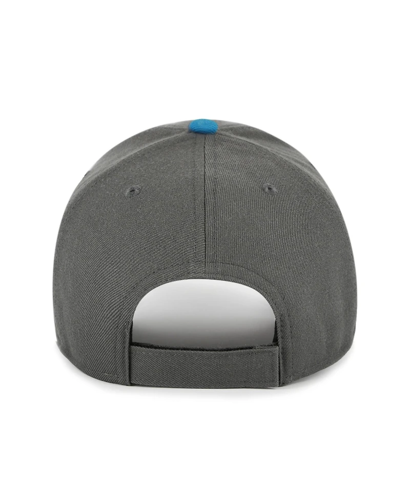 '47 Brand Men's Charcoal Jacksonville Jaguars Split Block Mvp Adjustable Hat