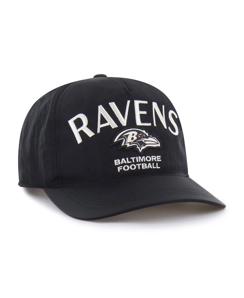 47 Brand Men's Black Baltimore Ravens Modernia Hitch Adjustable Hat