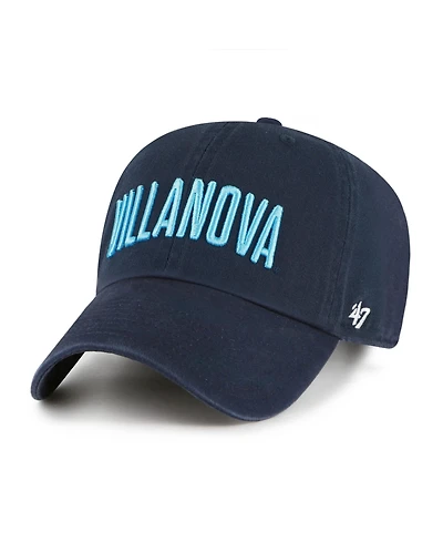 47 Brand Men's Navy Villanova Wildcats Clean Up Adjustable Hat