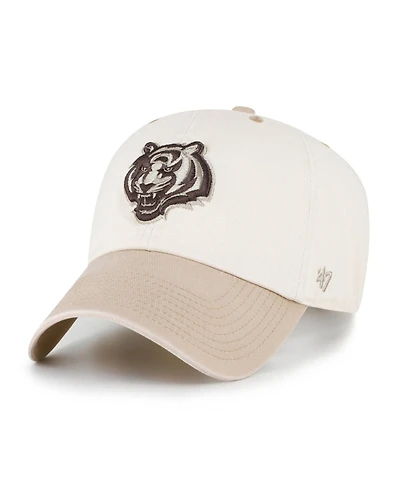 '47 Brand Men's Natural/Tan Cincinnati Bengals Neutral Terrain Clean Up Adjustable Hat