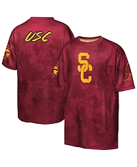 Outerstuff Big Boys and Girls Cardinal Usc Trojans Off-Side Sublimated T-Shirt