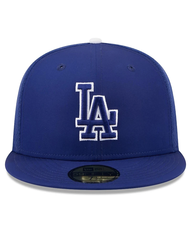 New Era Big Boys and Girls Royal Los Angeles Dodgers Batting Practice 59FIFTY Fitted Hat