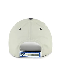47 Brand Men's Gray/Black Los Angeles Rams Half Block Text Mvp Adjustable Hat