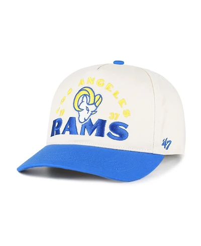 47 Brand Men's Natural Los Angeles Rams Arcitext Hitch Adjustable Hat