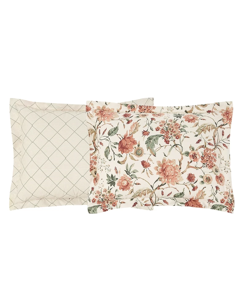 Macy's Helena Floral Reversible Microfiber 8-piece Comforter Set