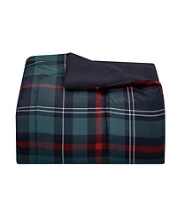 Macy's Danny Plaid Reversible Microfiber 3-piece Comforter Set