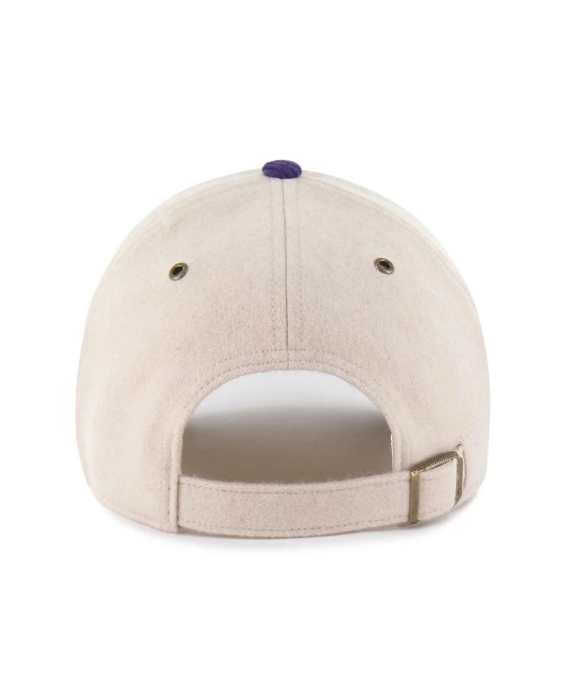 47 Brand Women's Natural/Purple Minnesota Vikings Rope Script Clean Up Adjustable Hat