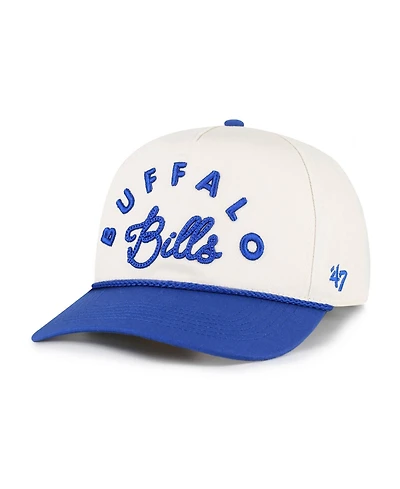 47 Brand Women's Natural Buffalo Bills Rope Script Hitch Adjustable Hat