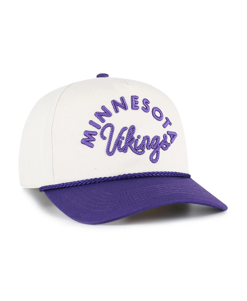 47 Brand Women's Natural Minnesota Vikings Rope Script Hitch Adjustable Hat
