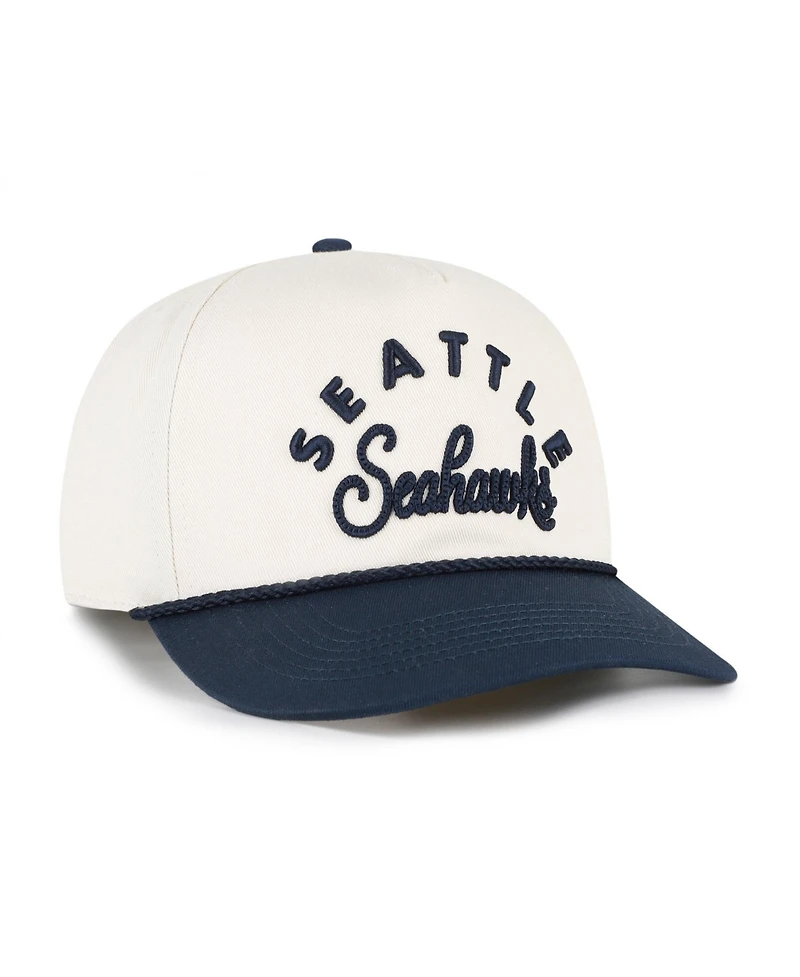 47 Brand Women's Natural Seattle Seahawks Rope Script Hitch Adjustable Hat