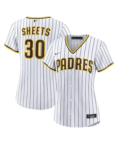 Nike Women's Plus San Diego Padres Gavin Sheets Home Replica Loose-Fit Jersey