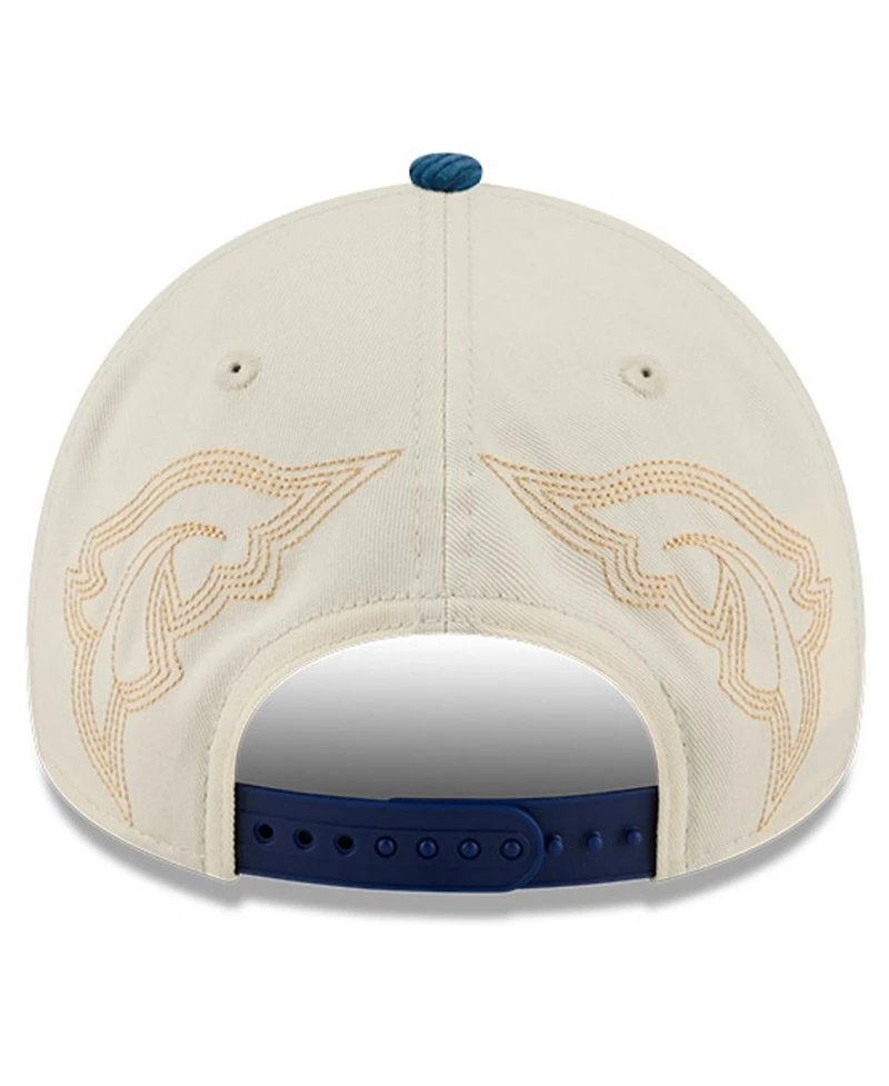 New Era Men's Stone Texas Rangers Western Stitch 9FORTY A-Frame Adjustable Hat