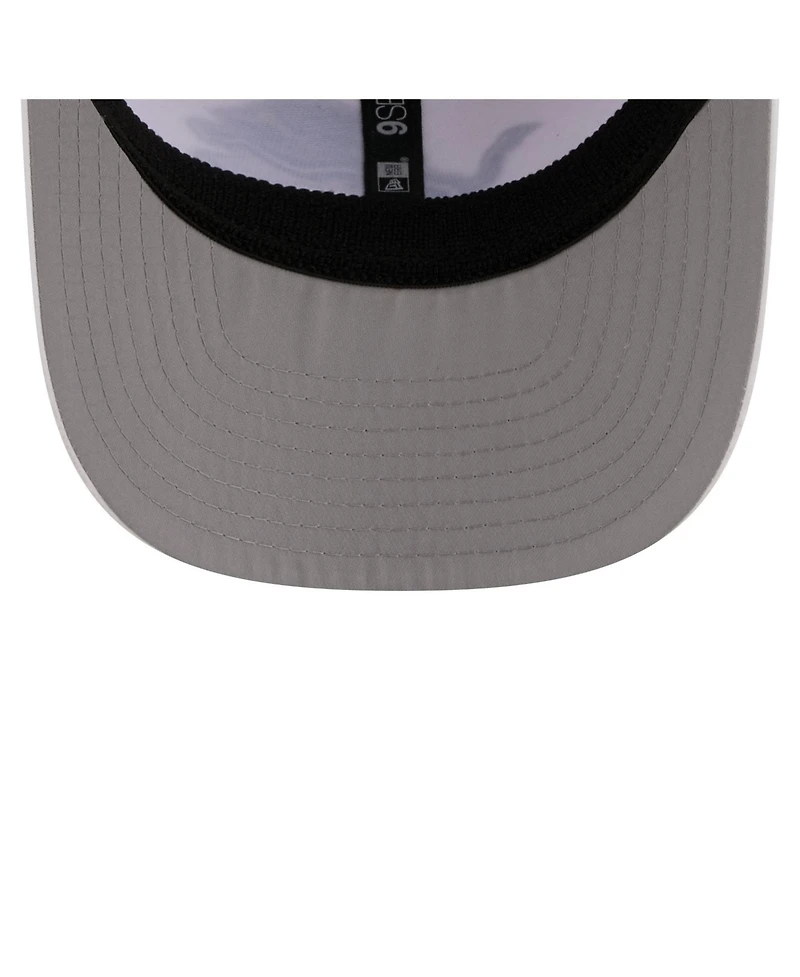 New Era Men's White Detroit Lions Name Plate 9SEVENTY Adjustable Hat