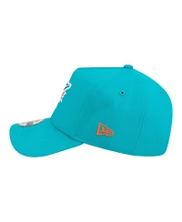 New Era Big Boys and Girls Aqua Miami Dolphins 9FORTY A-Frame Adjustable Hat
