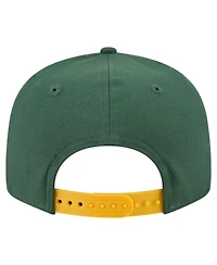 New Era Men's Green Bay Packers Core Team Script 9FIFTY Snapback Hat