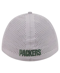 New Era Men's Gray Green Bay Packers 39THIRTY M-Crown Flex Fit Hat