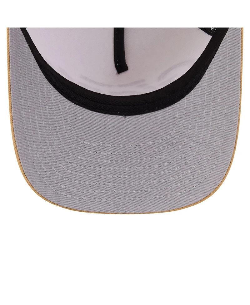 New Era Men's Cream New York Giants Herringbone 9FIFTY A-Frame Snapback Hat