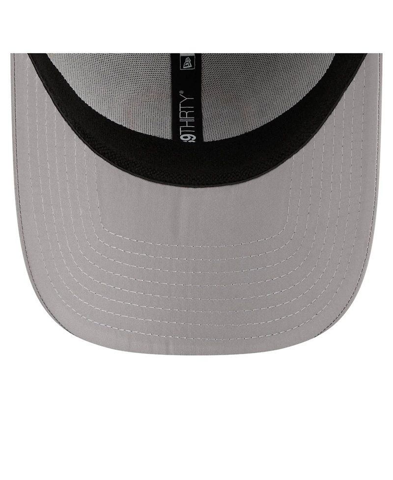 New Era Men's Gray Buffalo Sabres Logo 39THIRTY Flex Hat
